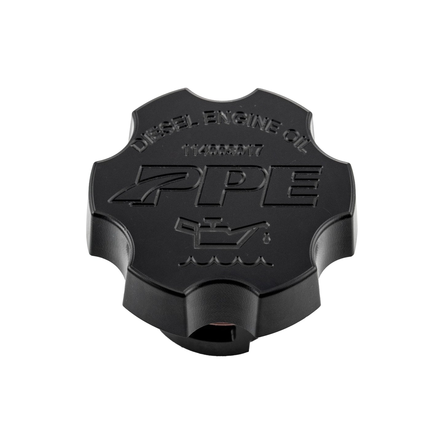 PPE Billet Oil Filler Cap - Black - 3.0 + 6.6 Fitment  114003017