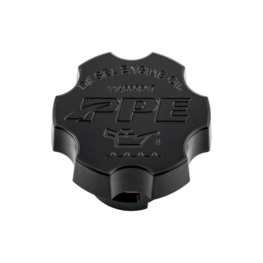 PPE Billet Oil Filler Cap - Black - 3.0 + 6.6 Fitment  114003017