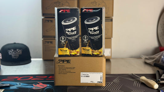 2 PPE Power Deep MicroPure XR® Engine Oil Filters w/ Relocation Kit- 20-26 L5P Duramax