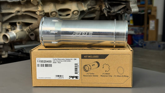 2020–2026 GM 3.0L Duramax Turbo Resonator Delete - Fully CNC Machined